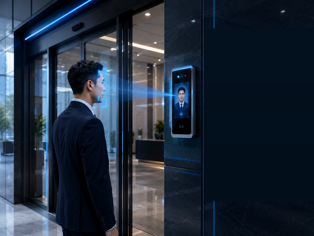 Nhận diện khuôn mặt kiểm soát ra vào cửa chính