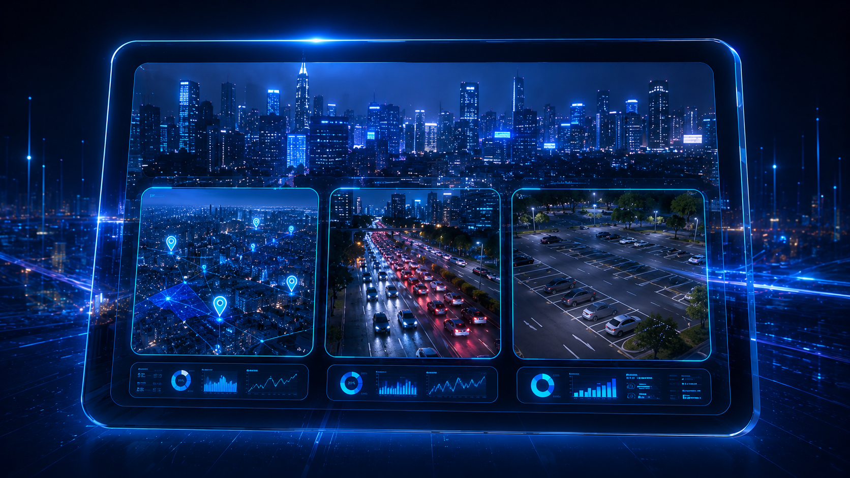 SOTA AI smart city operations dashboard